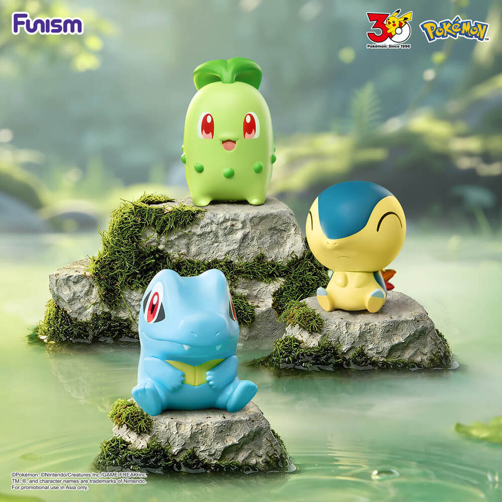 FUNISM Pokemon First Partner Gen 2 Johto Trio Open Box